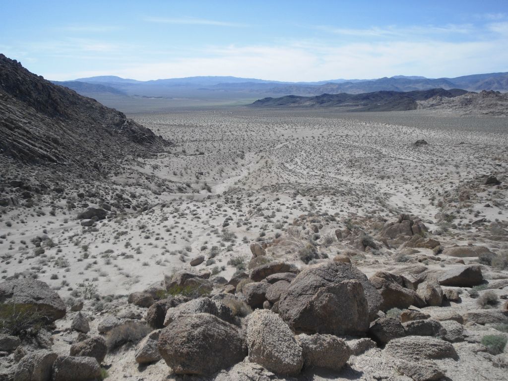 First view of the other side of the basin at the top of the ridge.  What an incredible view: