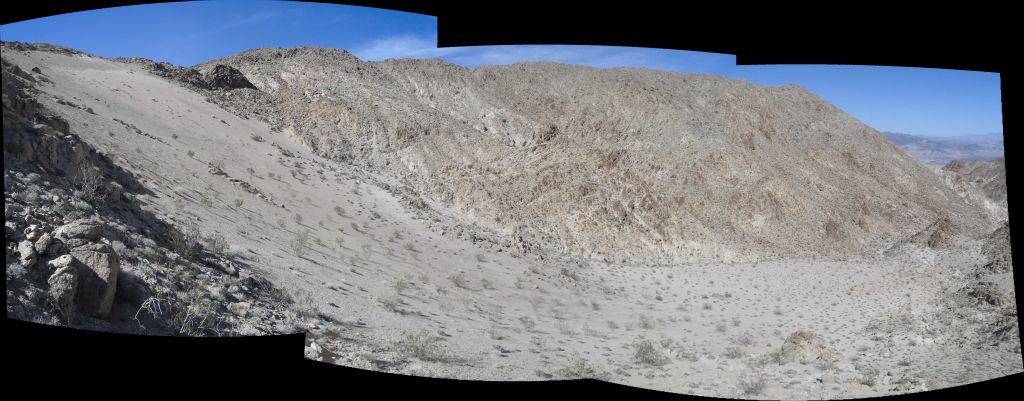 Sand Canyon upper dune full size panoramic: