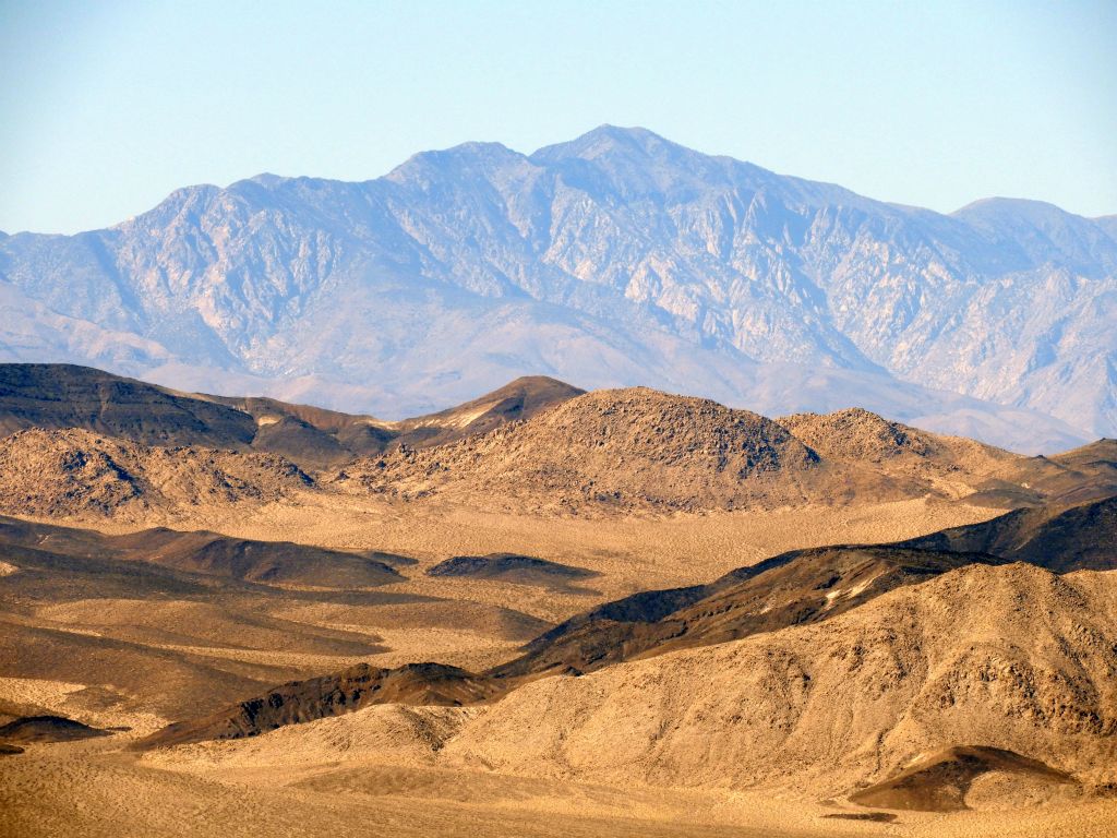 A great view of Telescope Peak as seen from Mill BM:
