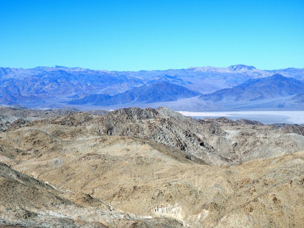 View looking due north from the summit of Mill BM: