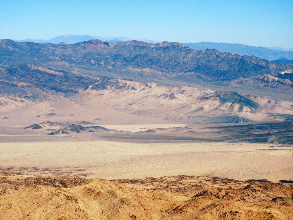 Looking to the east now, McClain BM (4,326 feet) is the most prominent peak visible (at the left-center):