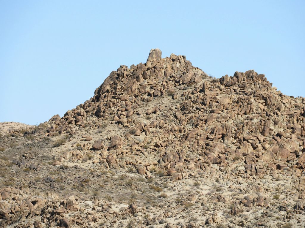 Zooming in on peak 921T, which our group would nickname "The Castle":