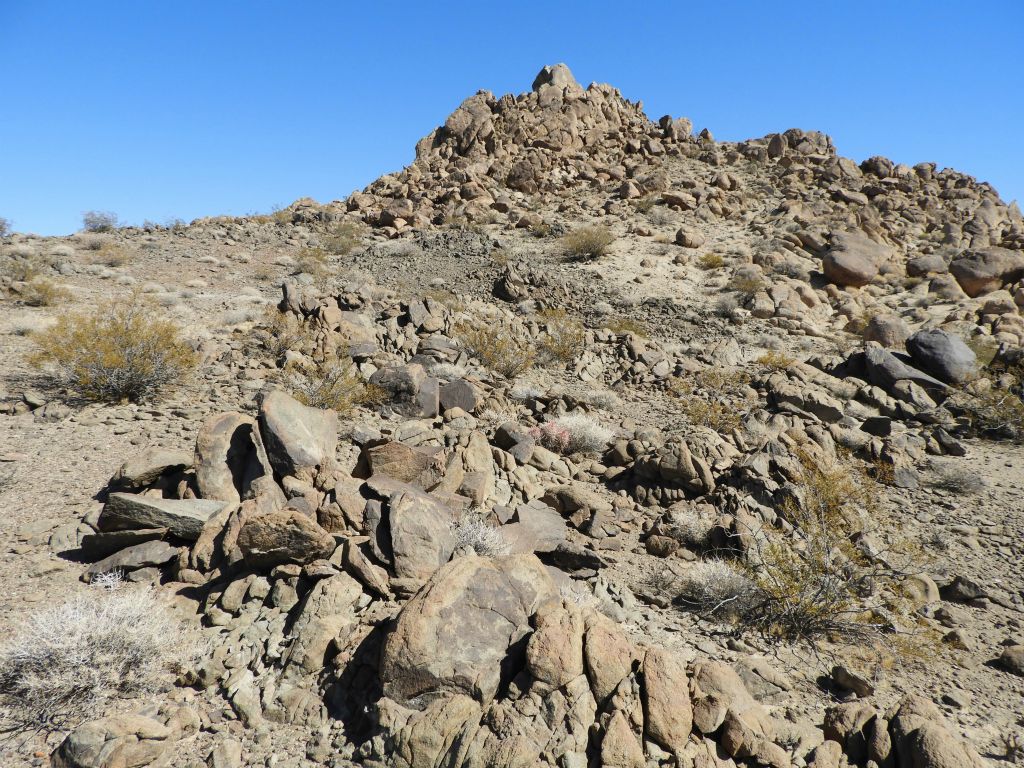 We headed toward the left side of The Castle (peak 921T) so we could maintain our elevation but not climb too high: