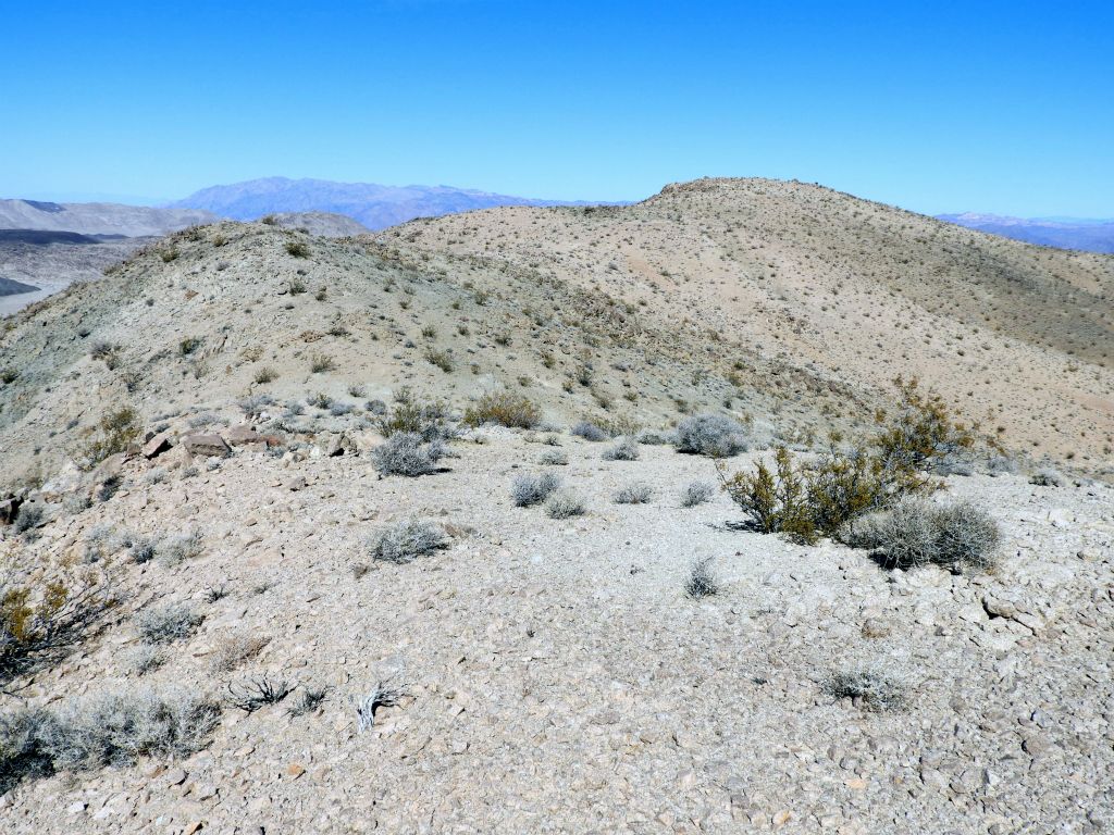 Approaching peak 934T, which is the last minor peak that served as an important marker along the route: