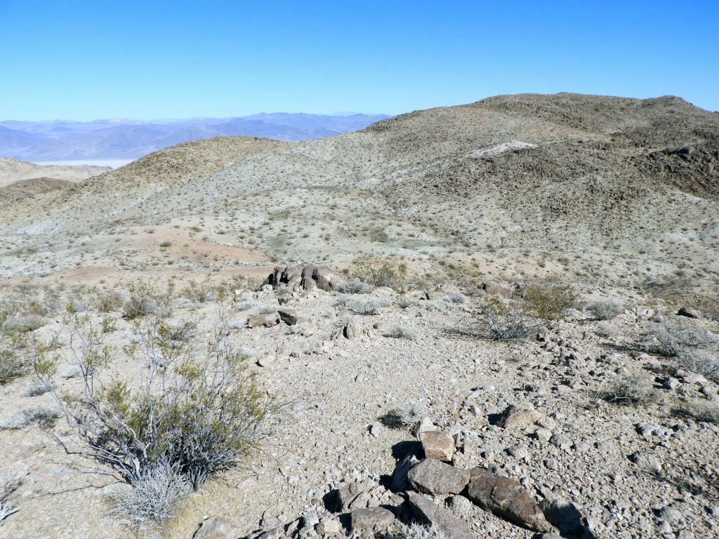There is one final large drop down into a valley and then a 200-foot elevation climb to the summit: