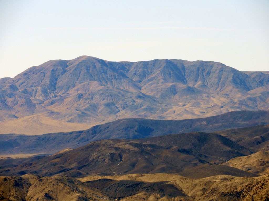 Owl BM (left side) is the highest peak in the Owlshead Mountains at 4,666 feet: