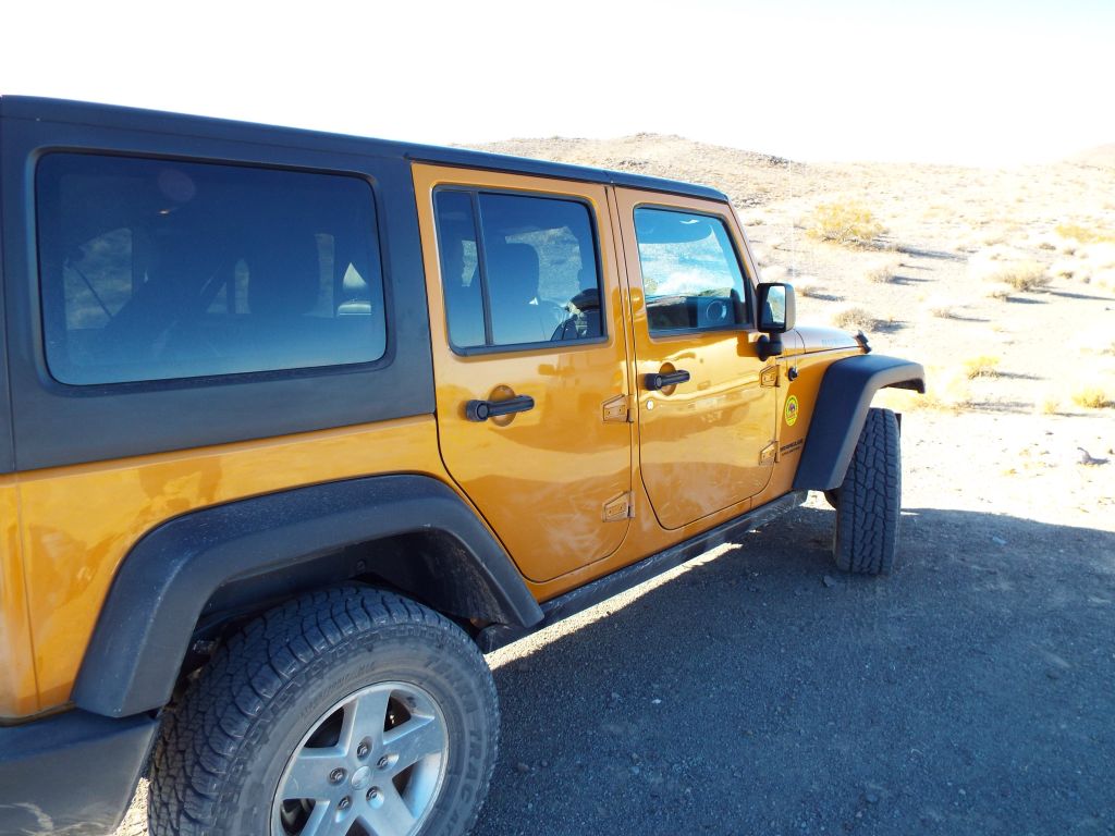 We hired Farabee's to do a trailhead drop-off for us near the end of Owlshead Mountains Road: