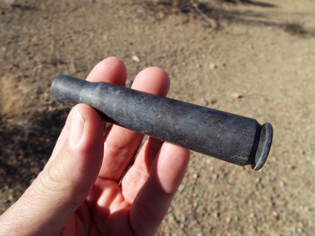 Discarded gun shells can be found on every single hike in the Owlsheads:
