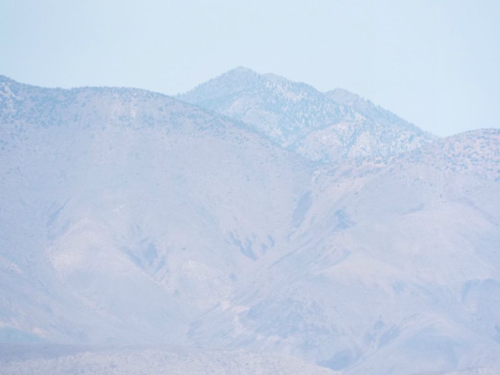 Speaking of rare views, Telescope Peak looked amazing from here: