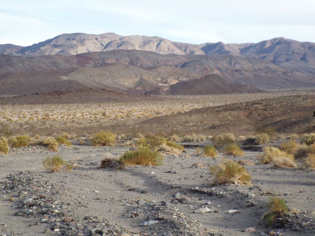 The summit on the right side of the picture is Owlhead BM, one of the named benchmark peaks in the Owlshead Mountains: