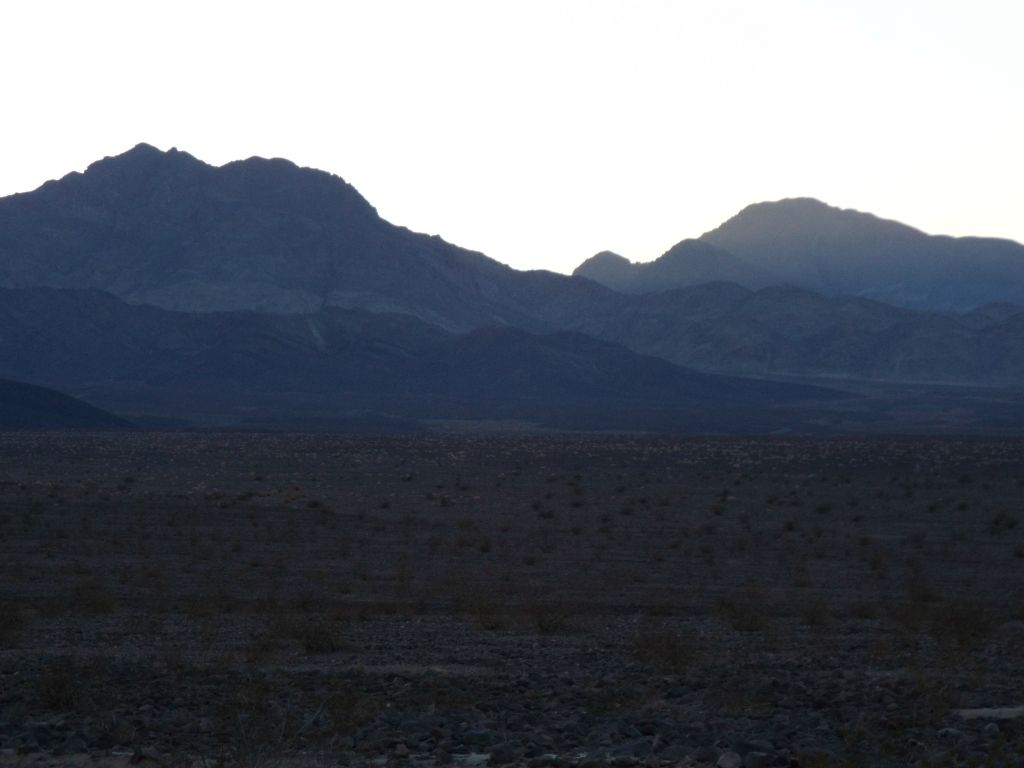 As the sun began setting, this was the view to the west toward the Warm Springs and Butte Valley area: