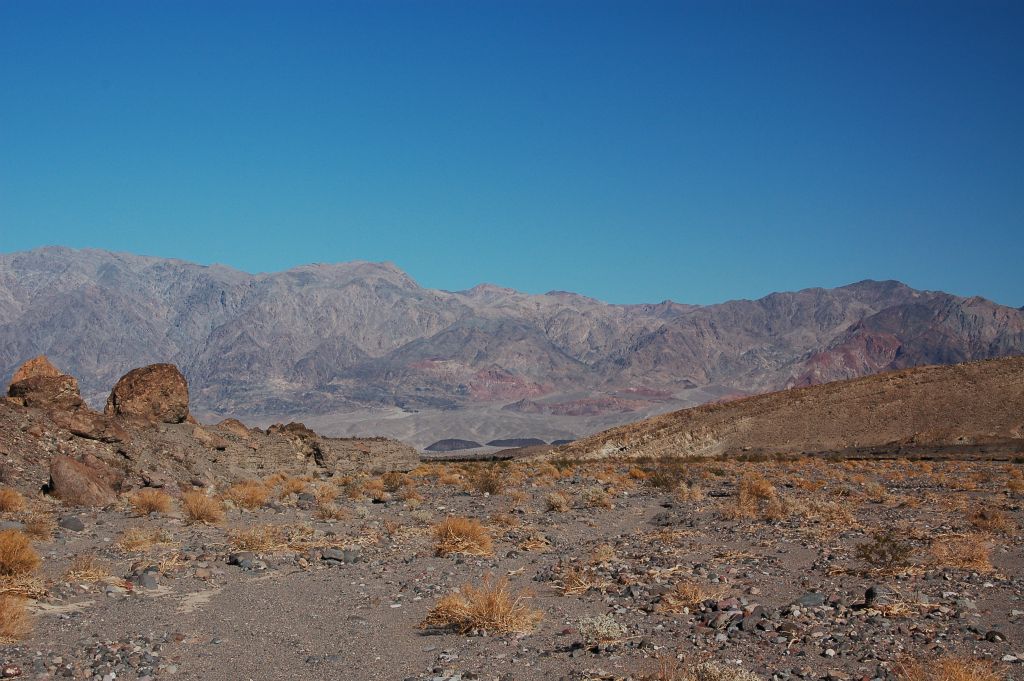 Looking far down Wingate Wash past the 478 Mine, which we have now left behind: