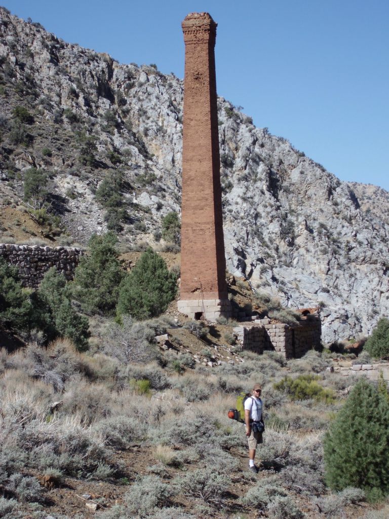 And a picture of Steve in Panamint City in April of 2012 during a one night stay: