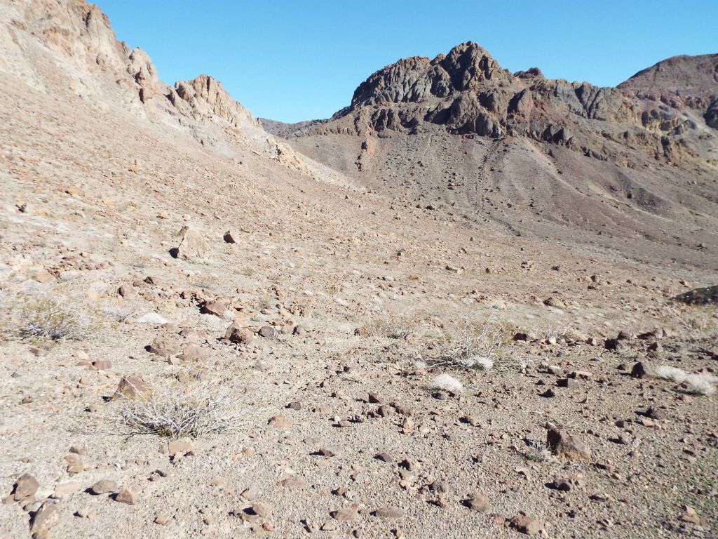 Another view back to the pass shows you the general direction we hiked after coming down: