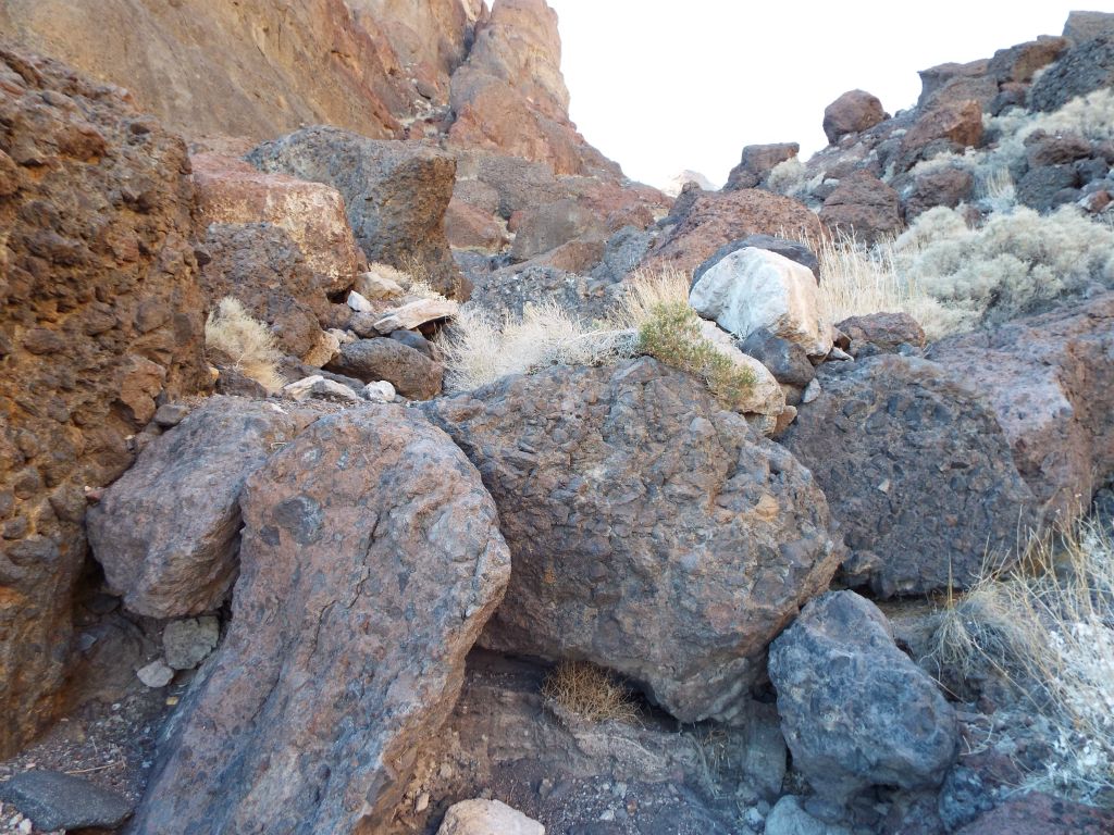 We would overcome one series of boulders and another section would be waiting for us: