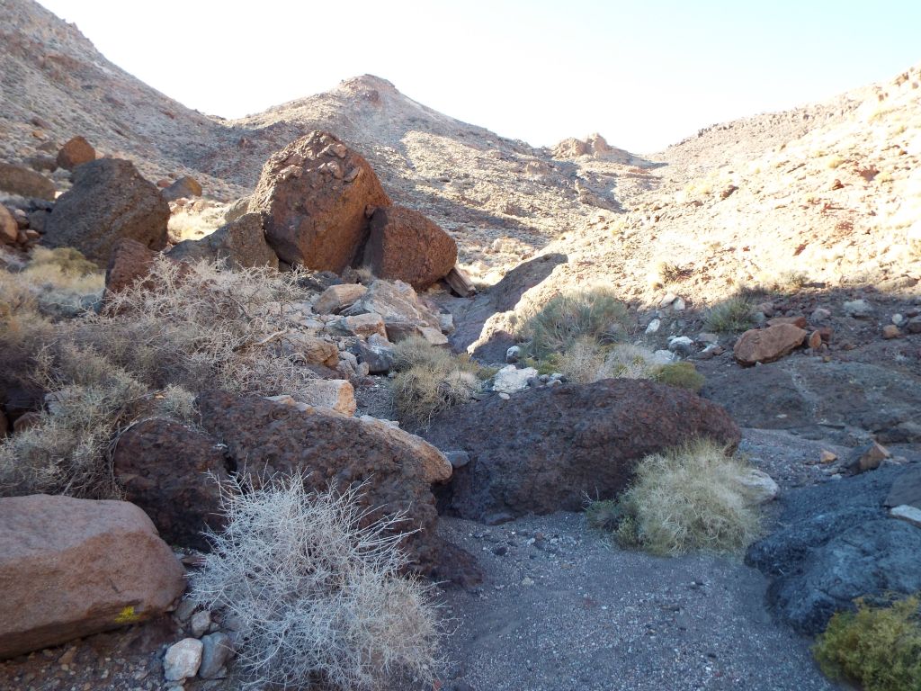 Finally we got to the top of the gorge and the terrain leveled off: