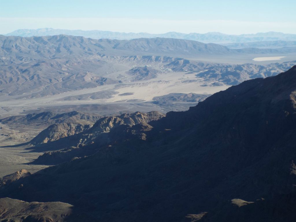 Looking to the southeast deep into the Owlshead Mountains:
