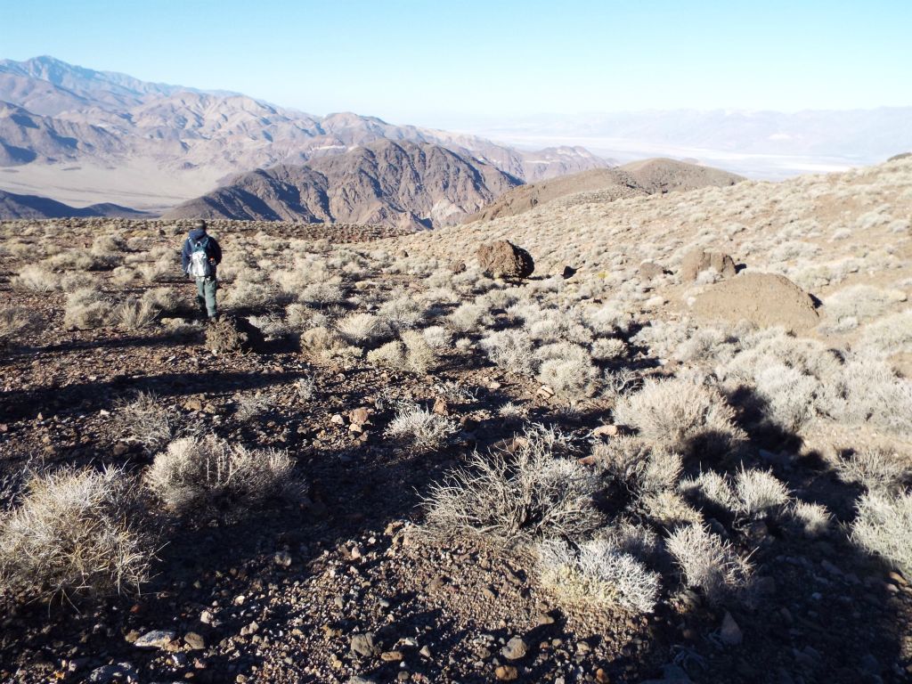When it was time to head down, we decided to take the Standard Ridge Route for comparison purposes and to see different scenery: