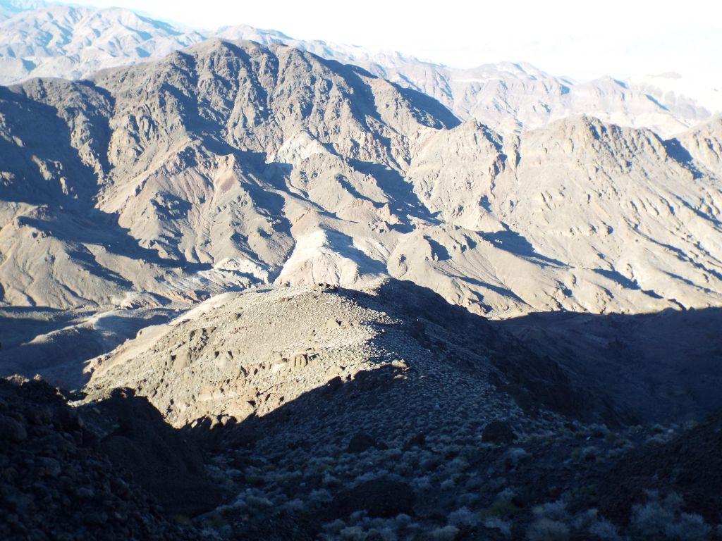 The necessary drop in elevation started to take place quickly as we went down some steep slopes: