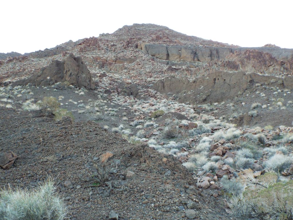 Another look up at the punishing terrain of the Standard Ridge Route: