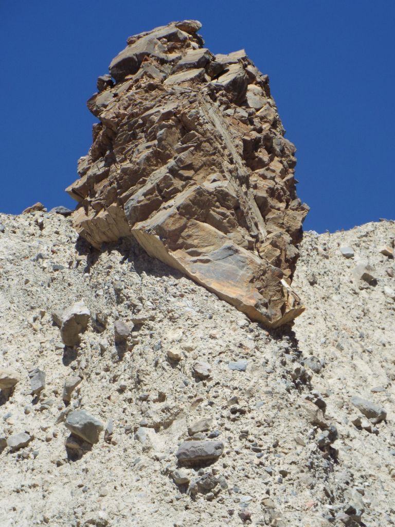 Two tall rock pillars that we spotted while hiking: