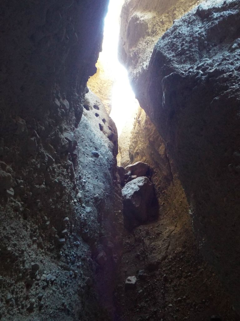 TB Slot 1 ends at this dry fall which cannot be climbed: