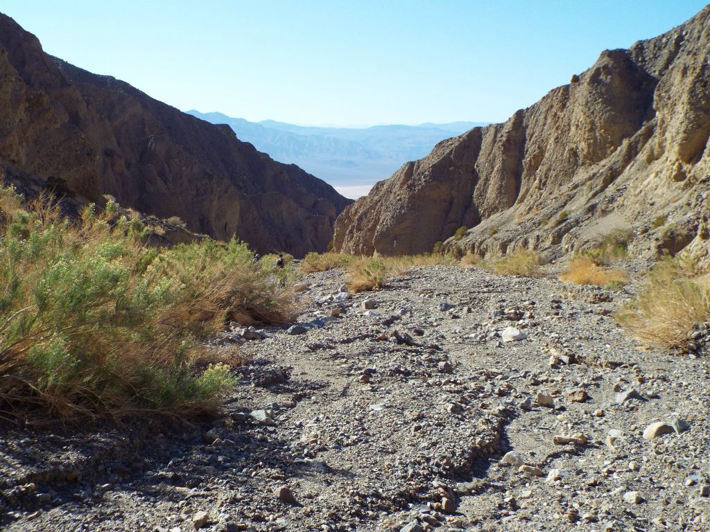 Final stretch of canyon before reaching the junction and then the mouth:
