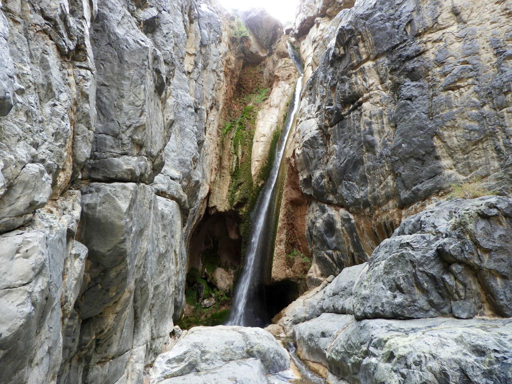 Upper Darwin Falls is considered by many to be the most spectacular waterfall in Death Valley.  However, the treacherous trail conditions with exposure do not permit many people to ever visit this place: