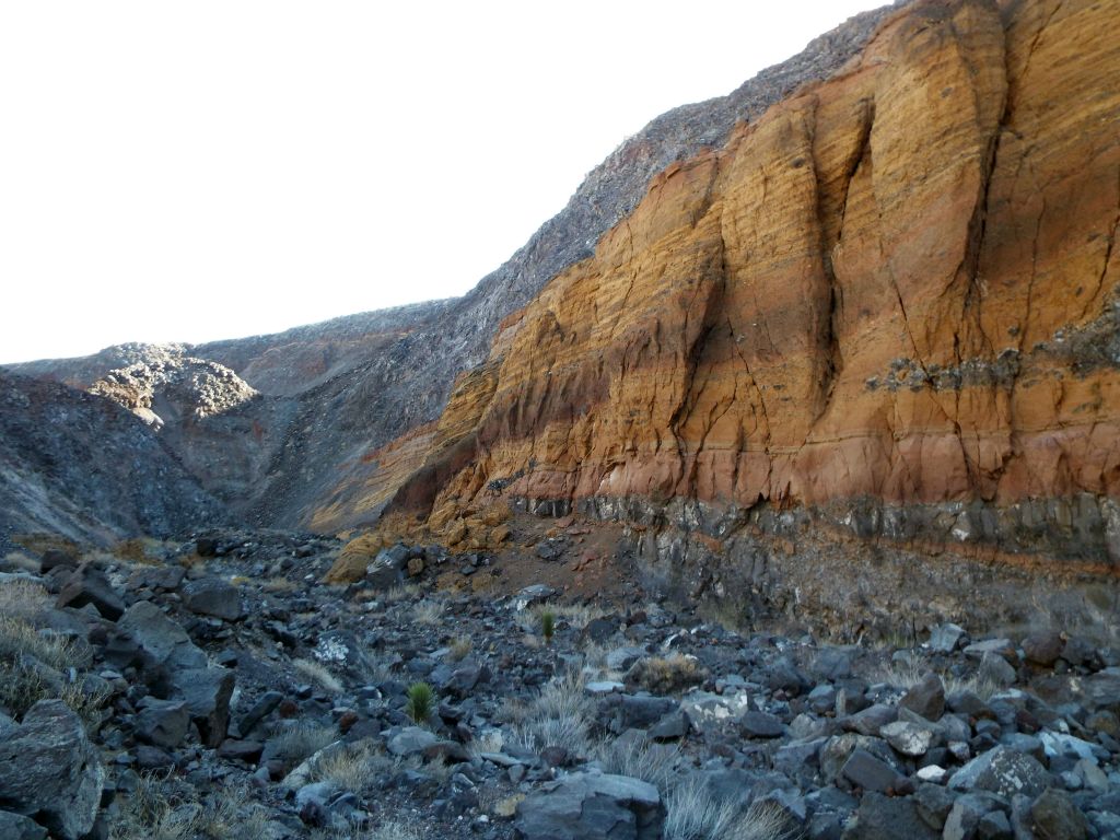 Looking farther down canyon, note the challenging terrain we were continuing to deal with: