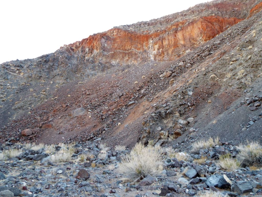 This area bears a slight resemblance to Red Amphitheater in the Funeral Mountains: