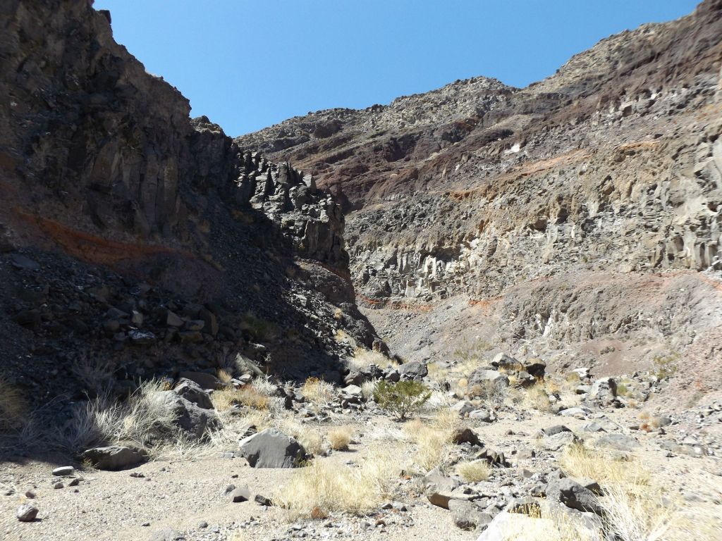 This is because the cliffs were so high and the slopes were too steep to climb up: