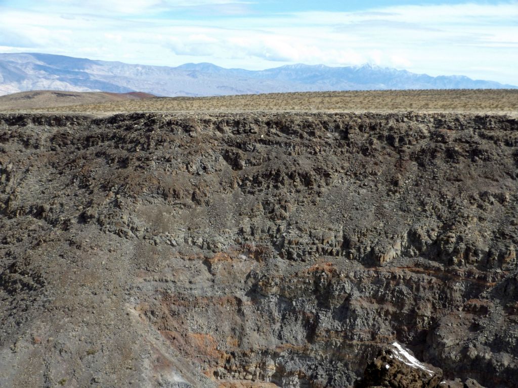 Looking across at the eastern canyon rim where I had been hiking along several hours earlier: