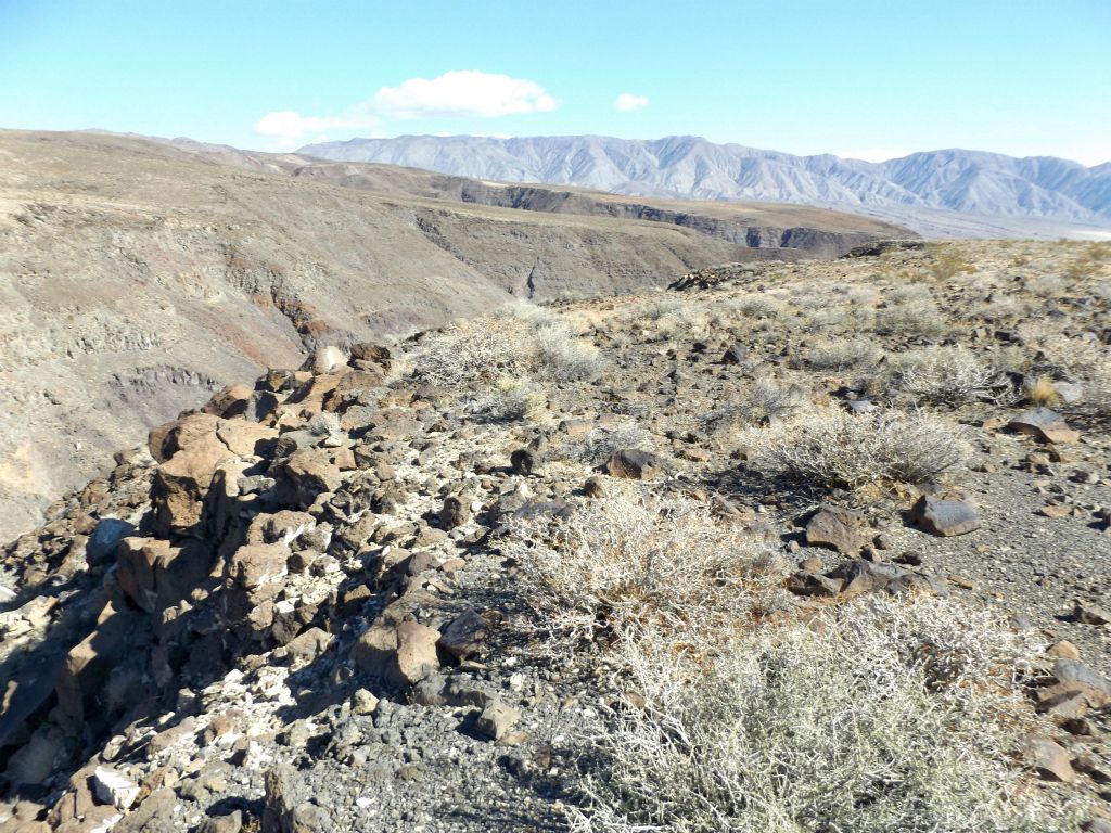 Along the canyon rim, I would walk for a short distance and then go over to the edge and look down to see what I was missing: