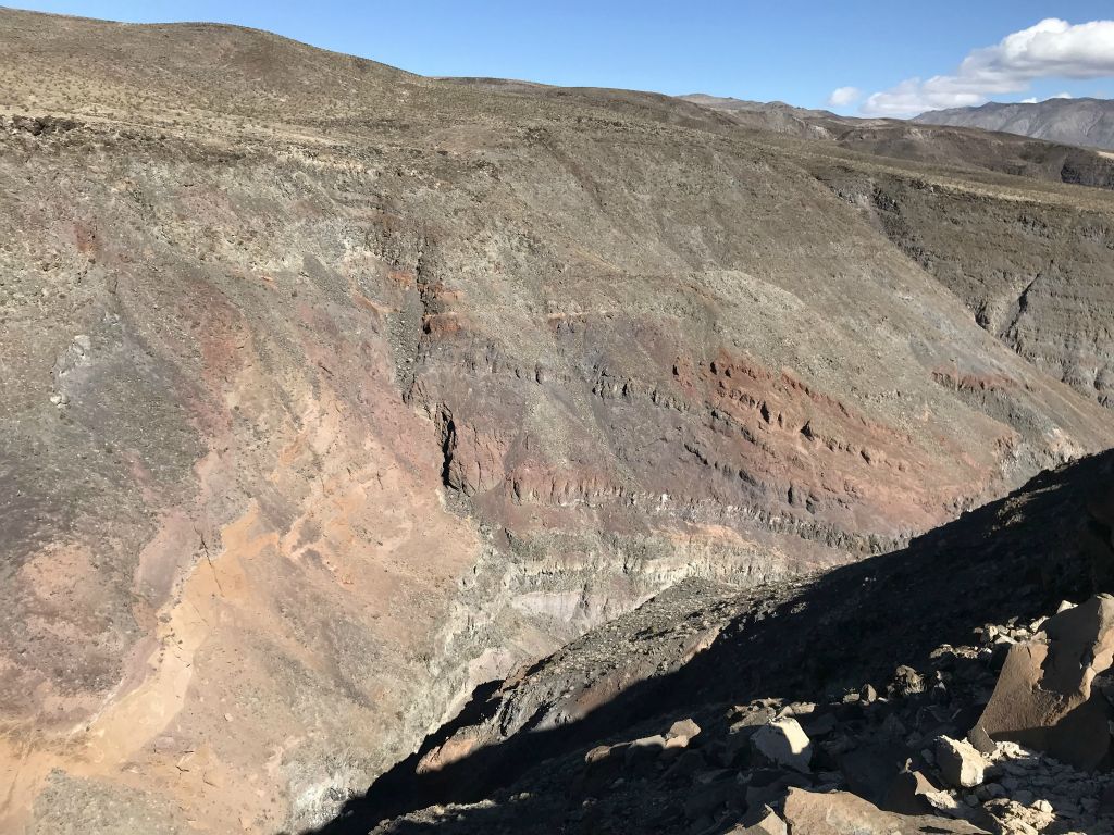 It looks like a giant natural painting with so many colors mixed together: