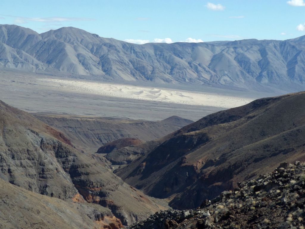 A large part of northern Panamint Valley soon came into view: