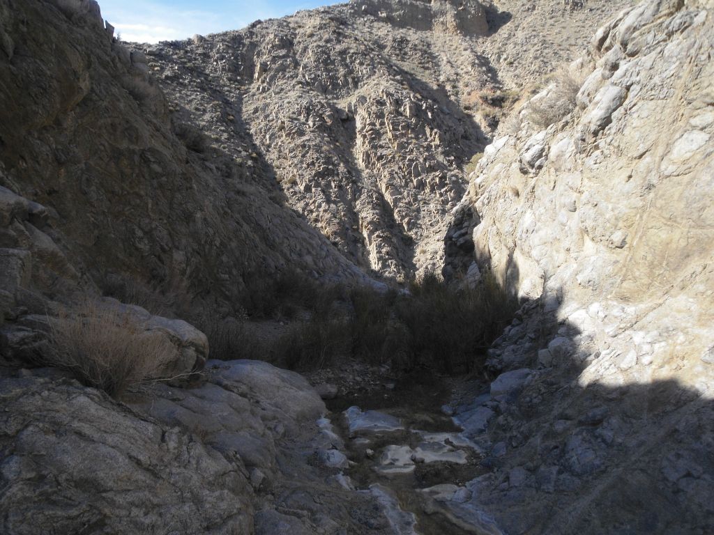 Heading into the gorge of Mill Canyon, which leads to the epic 50 foot waterfall: