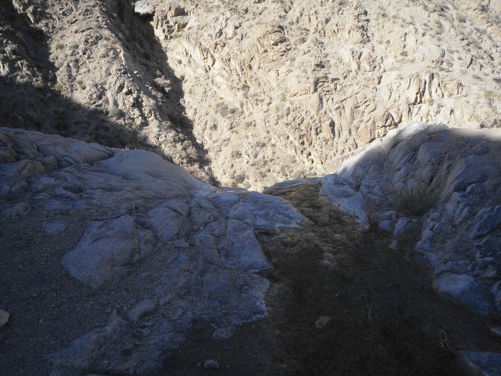 And finally, the water plunges over this massive drop.  This is a stunning visual sight in Mill Canyon:
