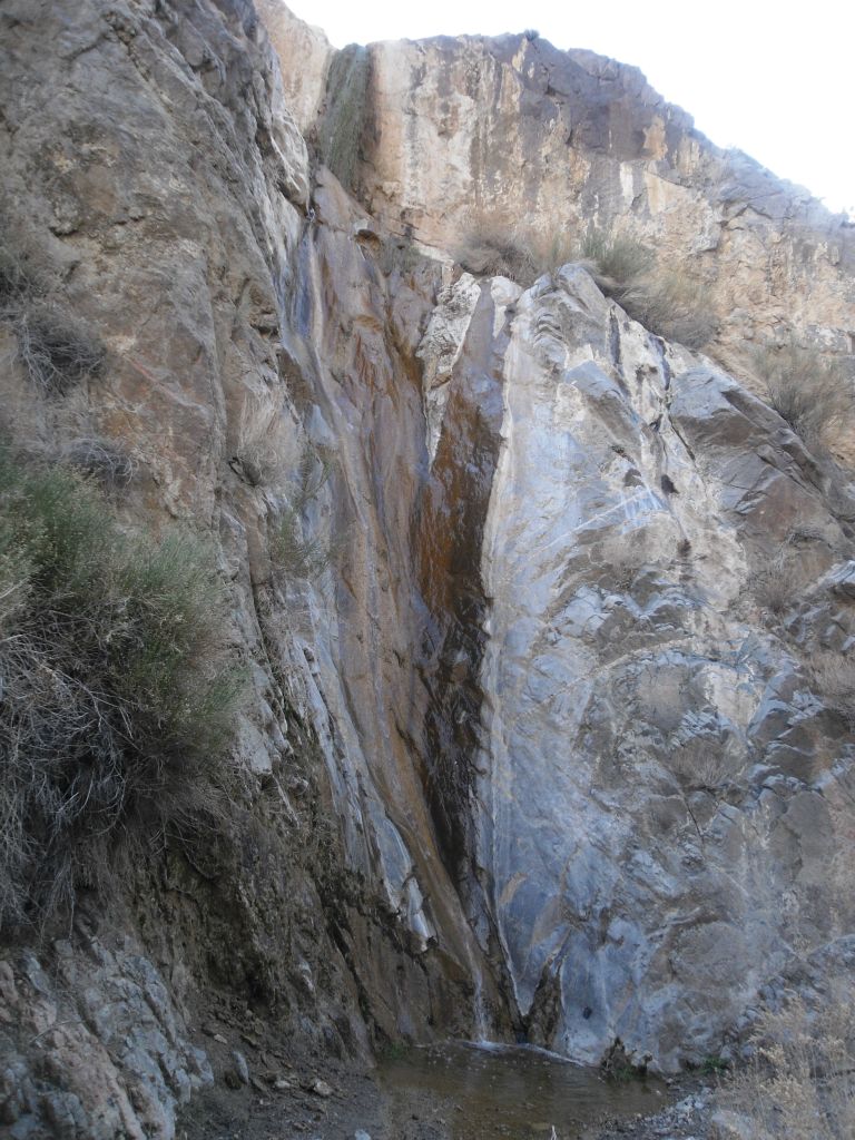 Looking up at the waterfall from a different perspective, you can truly appreciate that it is a two-stage fall: