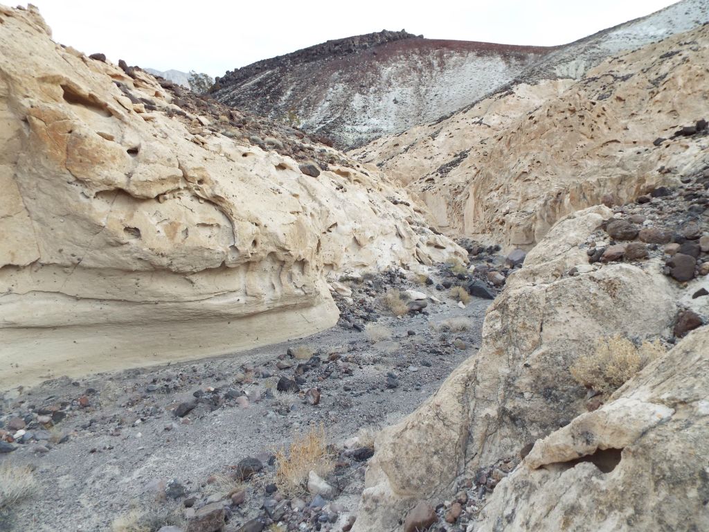 At least with the narrows, the wash became more defined and easier to hike through: