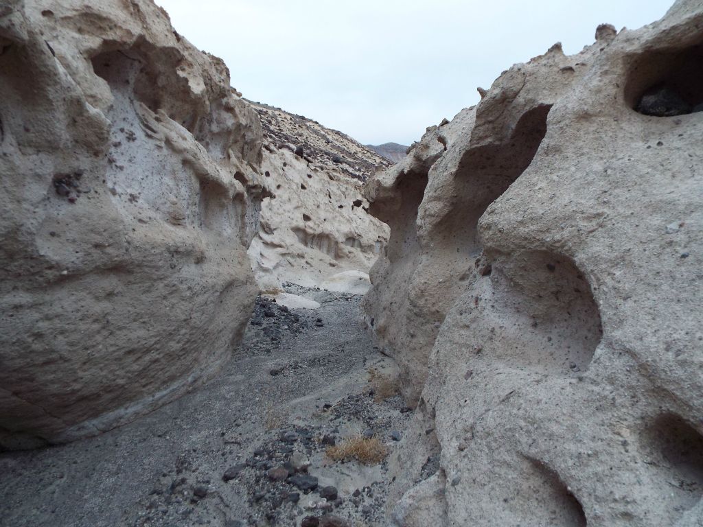 The tafoni features began fully taking over the canyon walls: