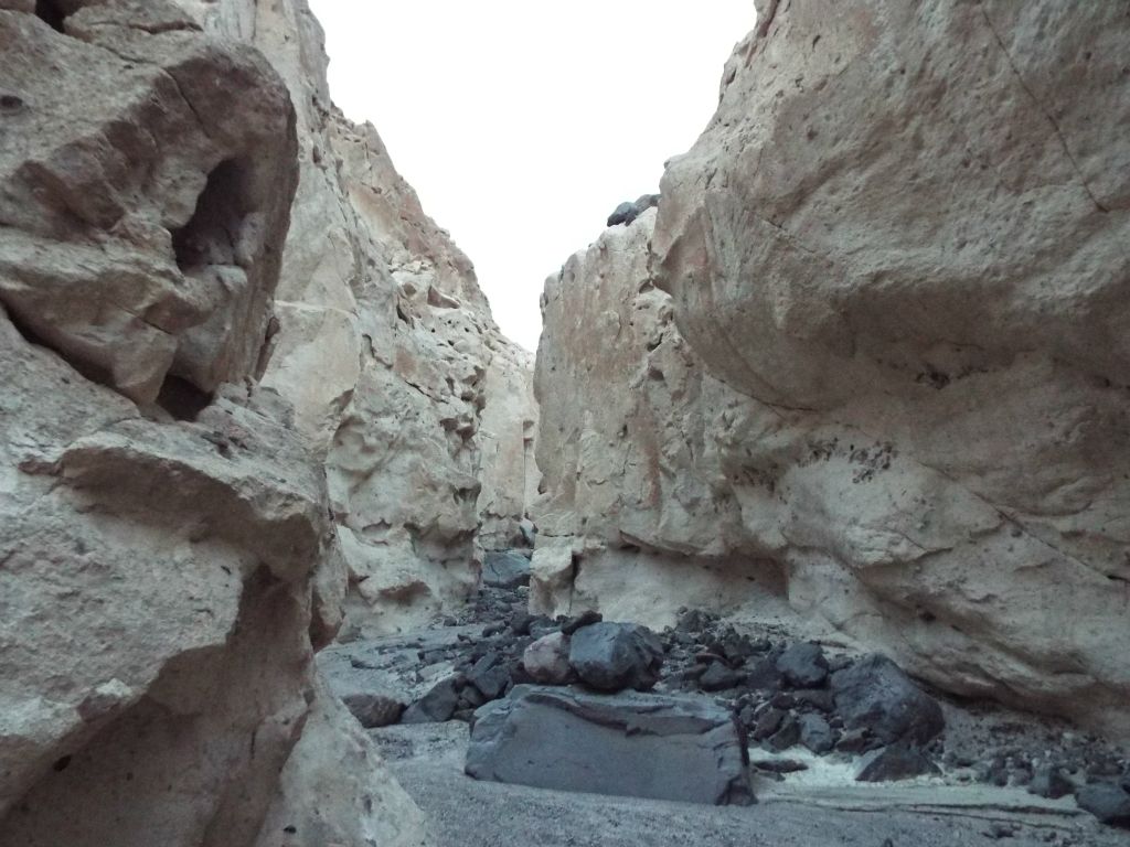 But there was the occasional odd shape up on the canyon walls, as seen on the left: