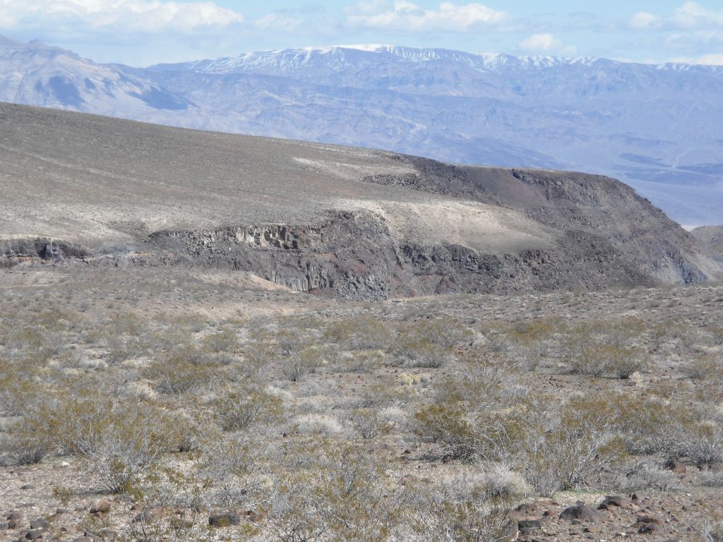 You can see the top portions of both sides of Rainbow Canyon as it narrows down and comes together at the head: