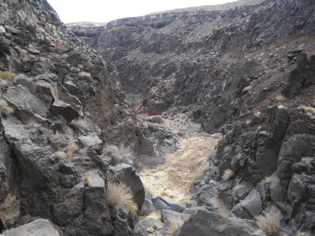 Time to head farther down Upper Rainbow Canyon with great anticipation: