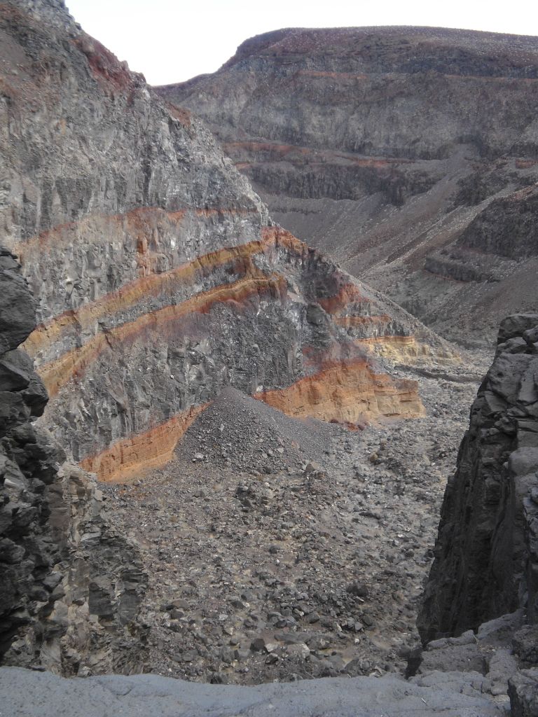 The upper canyon comes to a close at the edge of the 170 foot 2nd major dry fall: