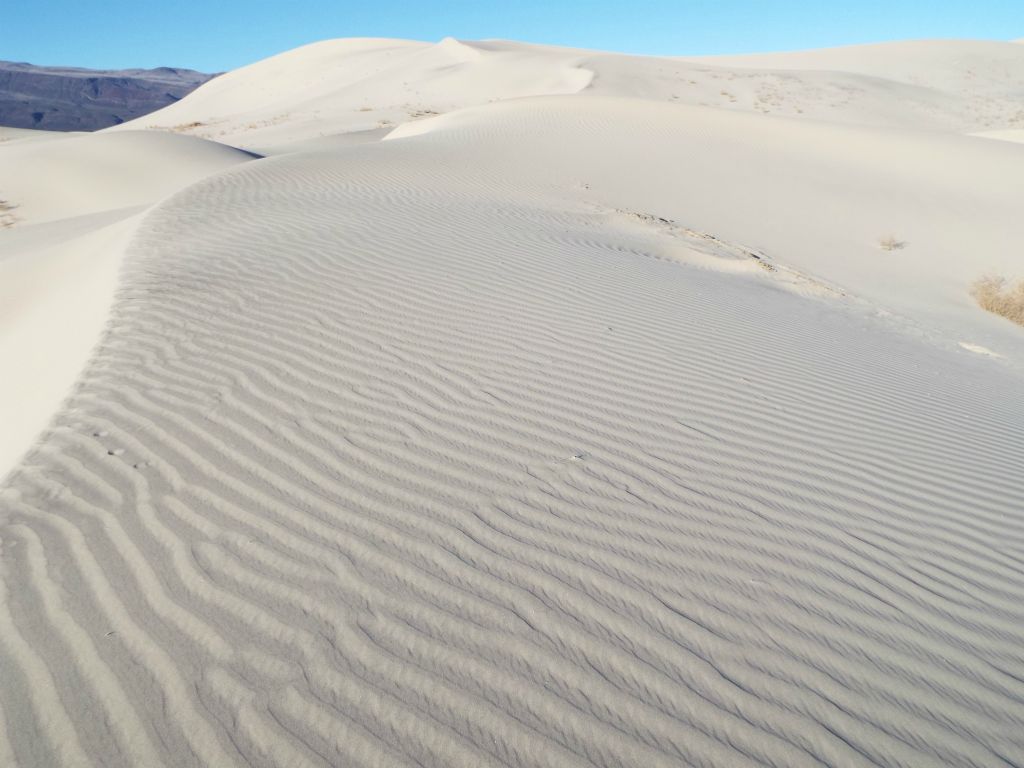 We continued walking along an untouched ridgeline as we circled around toward our first goal:
