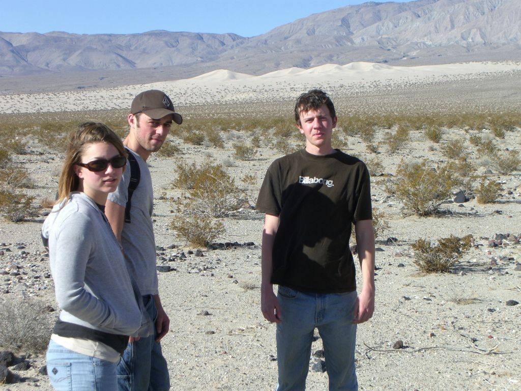 (Left to right) Tiffany, Ryan, and Brandon joined me for this amazing hike out to the dunes: