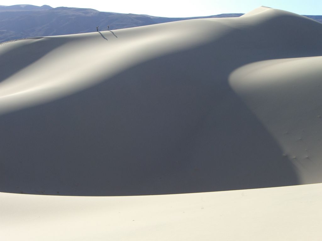 This is one of my favorite pictures I've ever taken in Death Valley.  It was framed on my wall at home so that I could regularly see the beauty of the Panamint Dunes:
