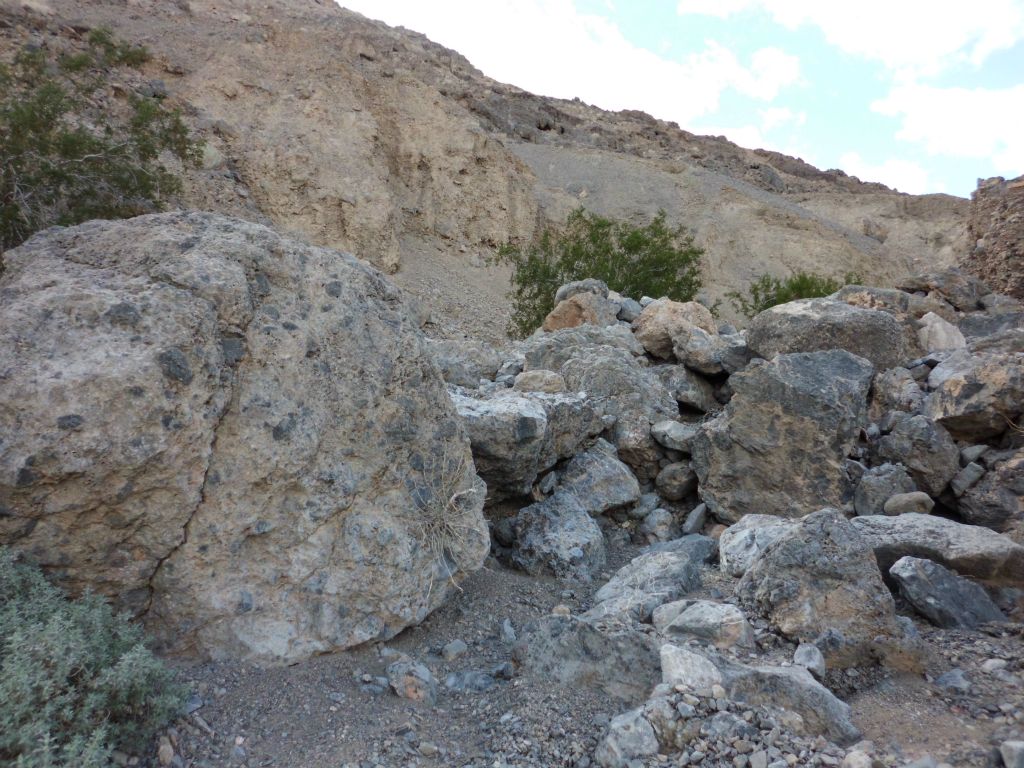 Canyon 1 started out with several small boulder jams and we wondered how far we would be able to safely take Stefan: