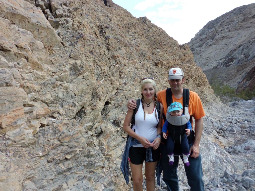 Steve, Daria, and Stefan in the midst of Canyon 1: