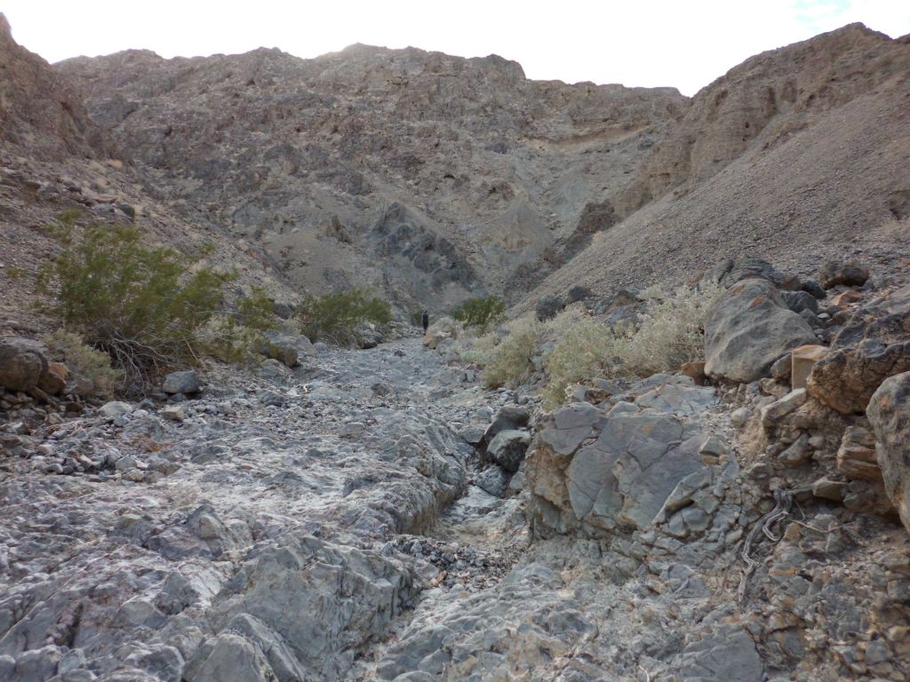 A long straight section of Canyon 1 as we neared the middle area: